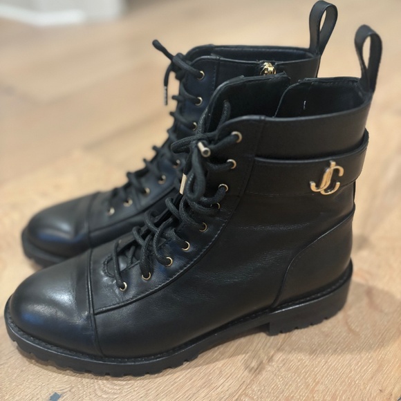 Jimmy Choo Cayo Leather Boot, Black - Picture 3 of 9